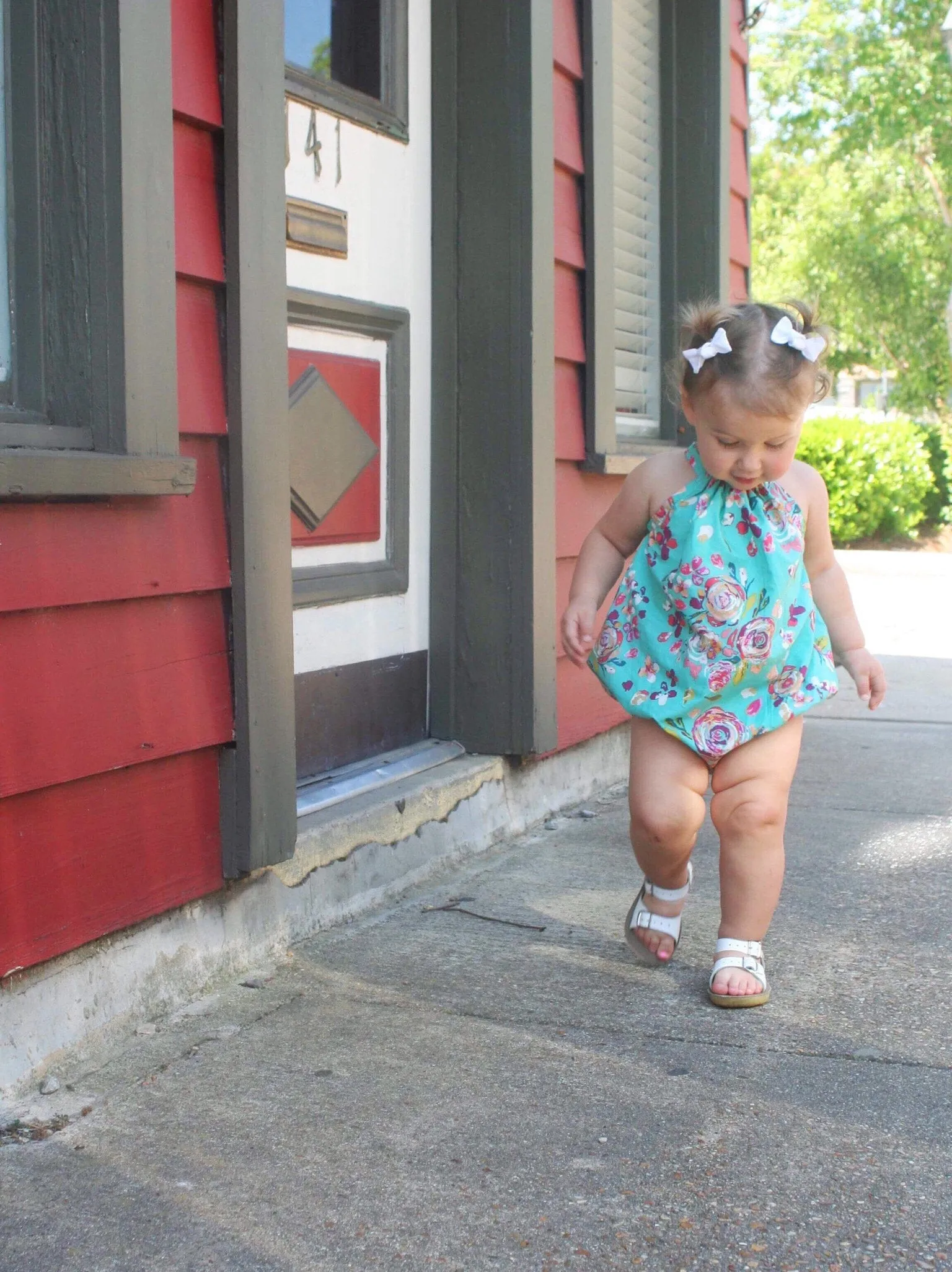 Mustard Yellow Boho Floral Romper