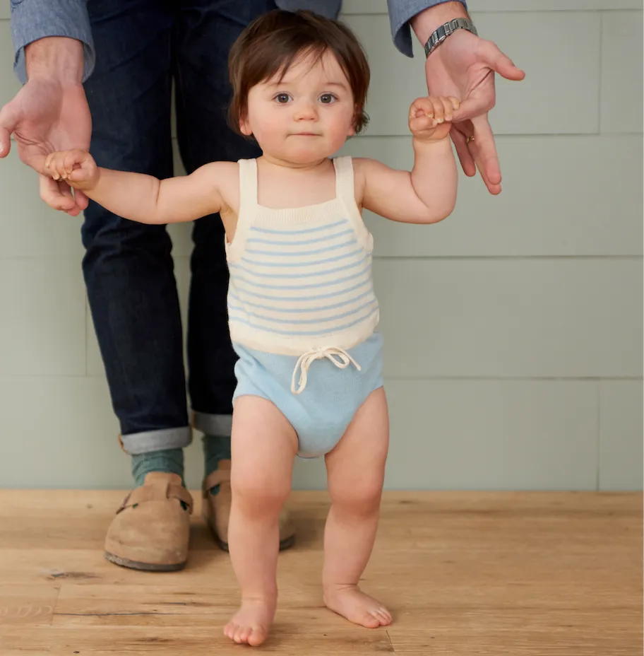 Nature Baby Lois Suit - Pond Sailor Stripe