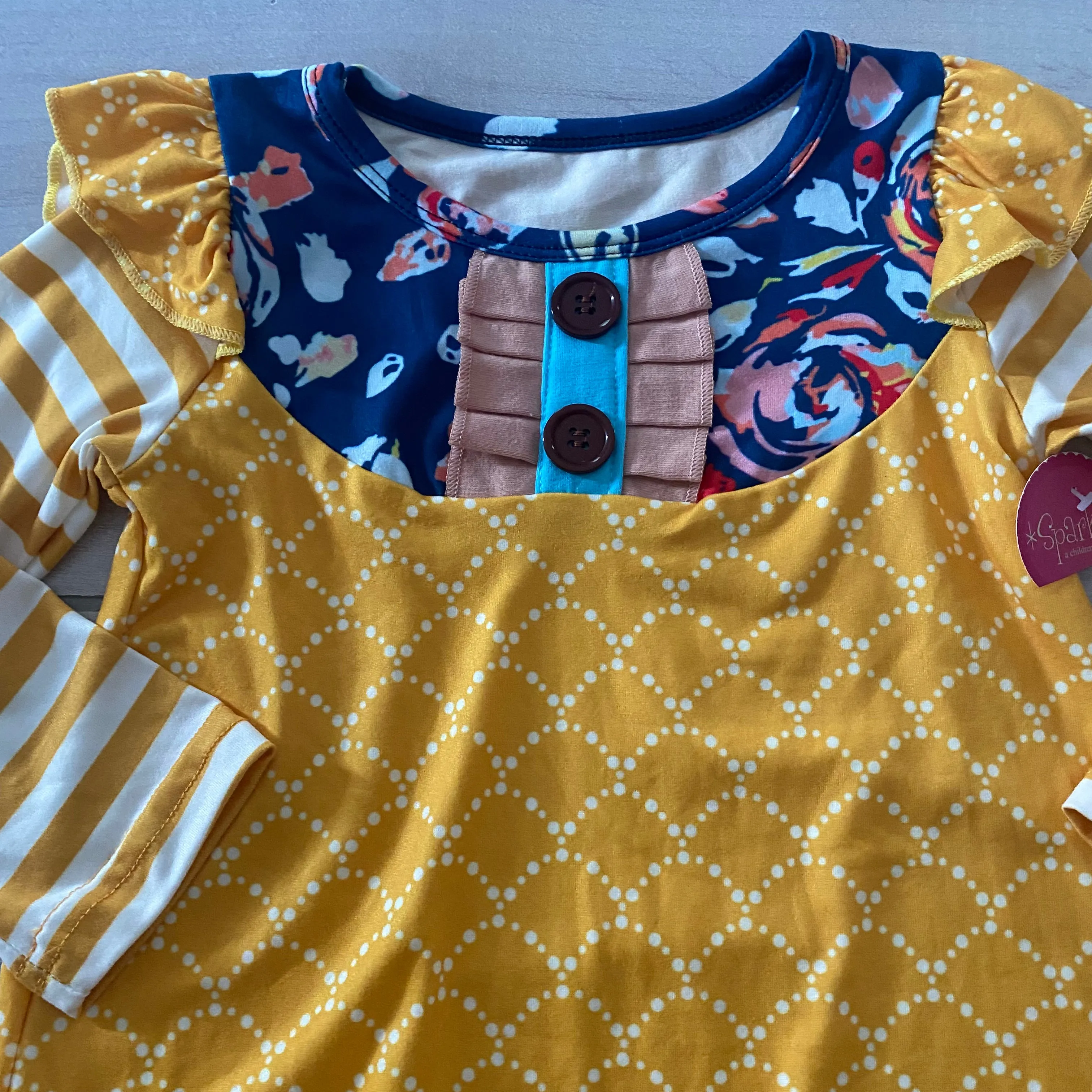NEW Boutique Brand Yellow Romper