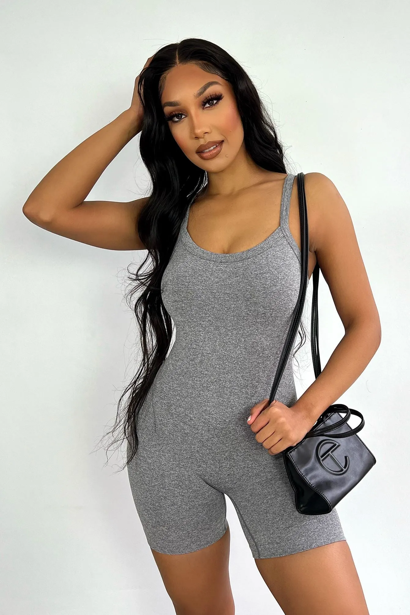 Odessa Mineral Washed Basic Romper