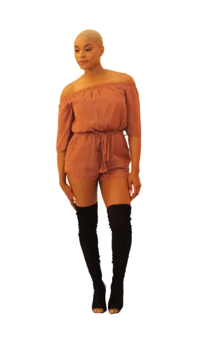 Off Shoulder Romper