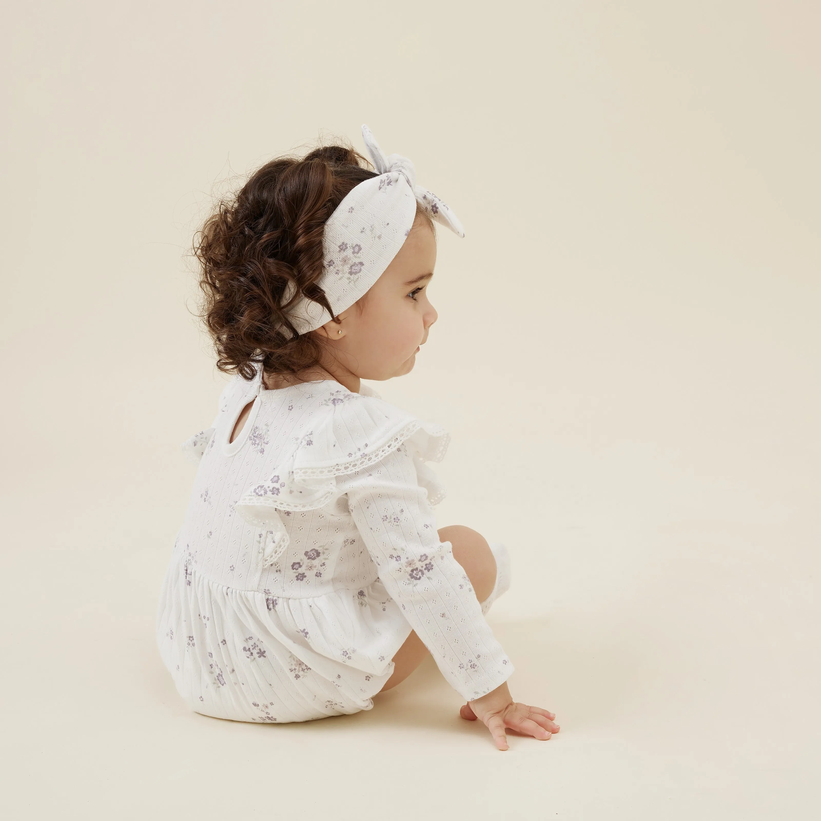 Organic Cotton Grace Bubble Romper | Floral