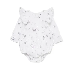 Organic Cotton Grace Bubble Romper | Floral