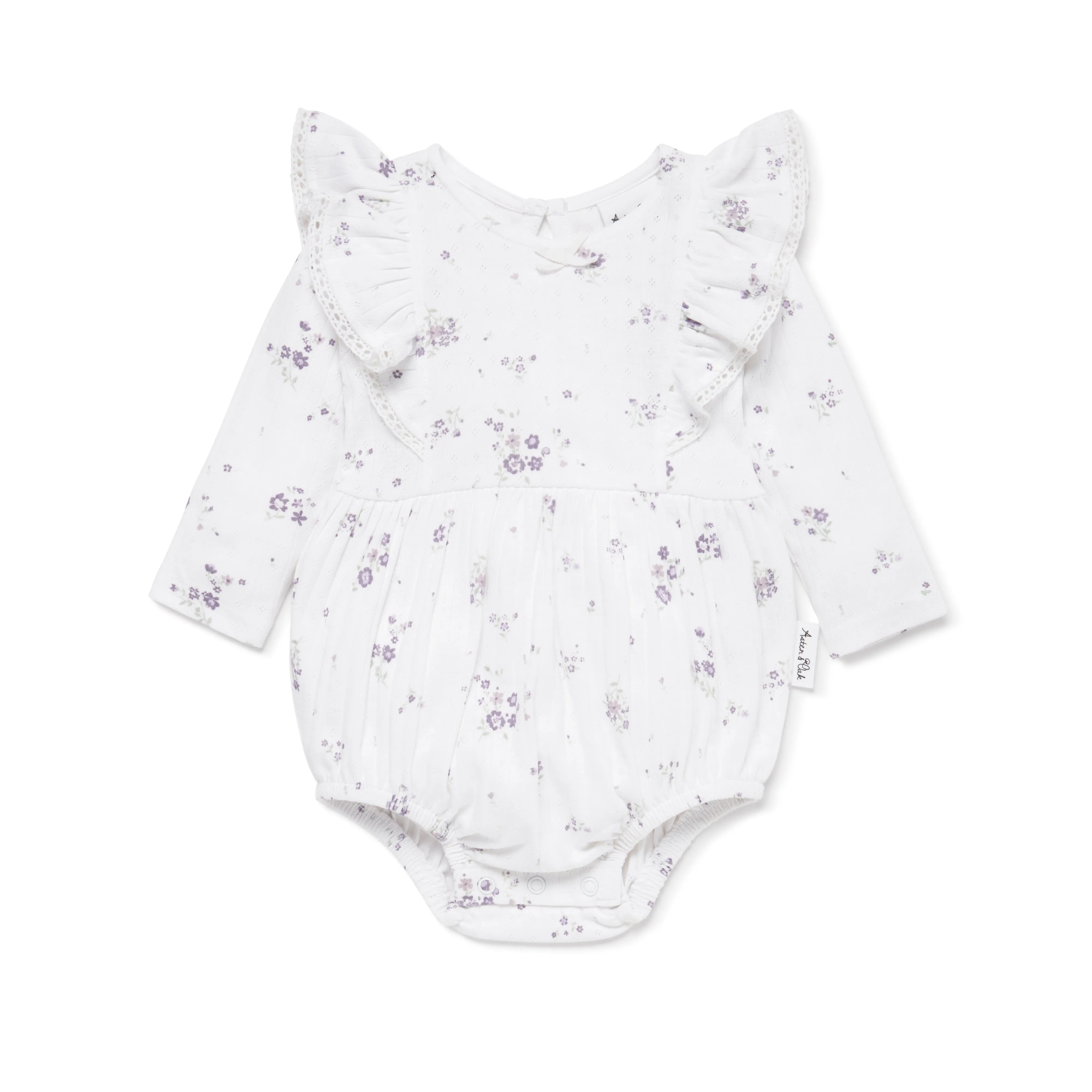 Organic Cotton Grace Bubble Romper | Floral