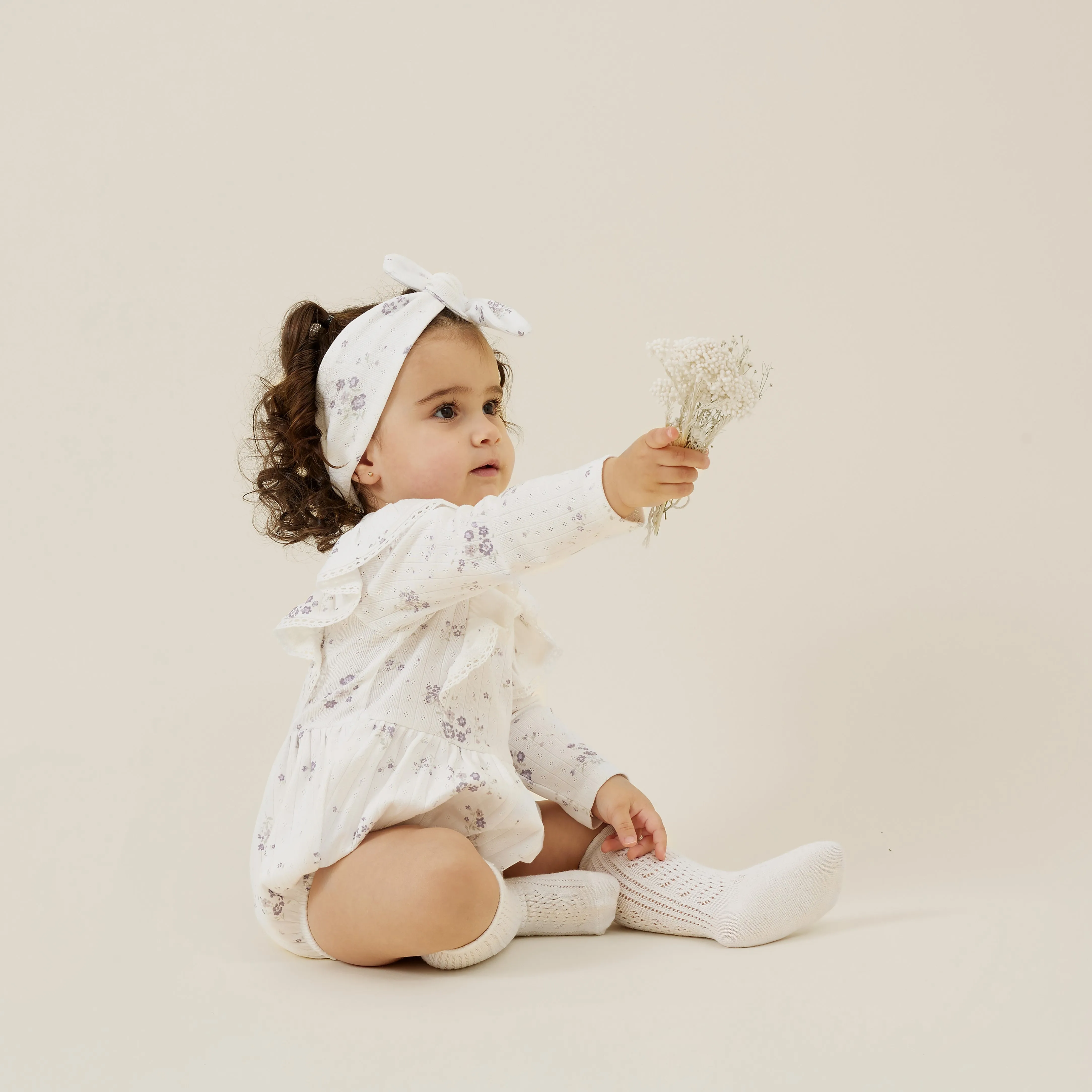 Organic Cotton Grace Bubble Romper | Floral