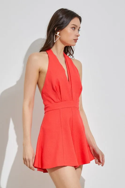 Palmer Halter Neck Romper