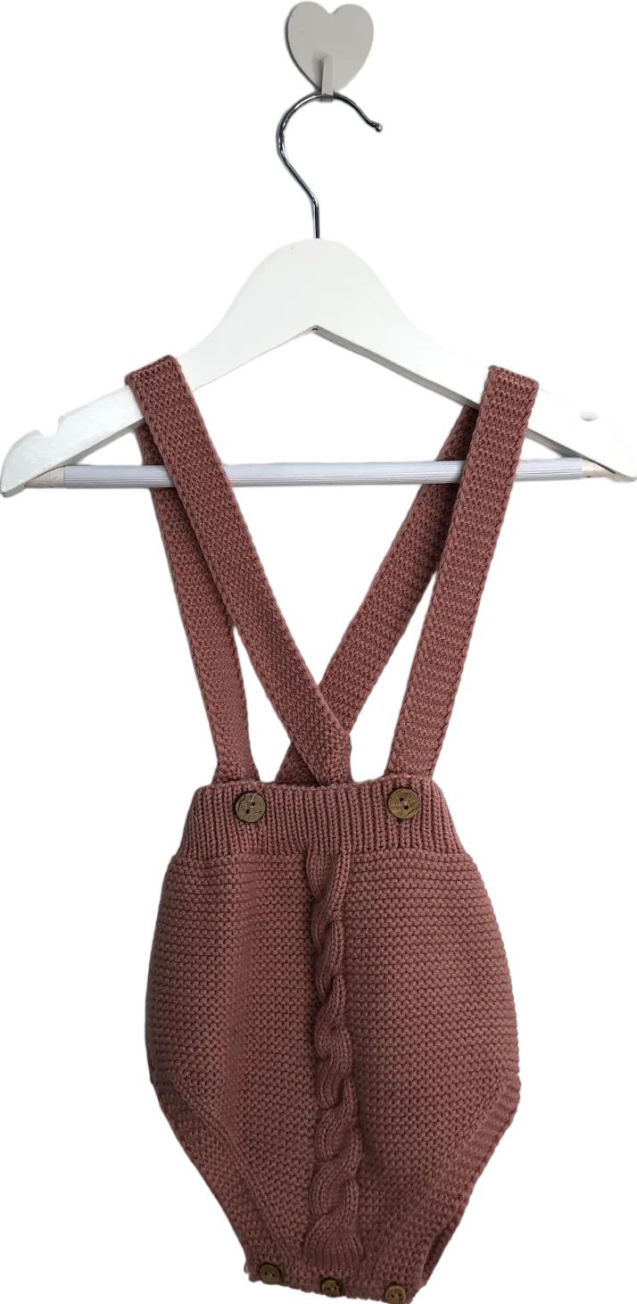 Pangasa Pink Knitted Romper 1 Year