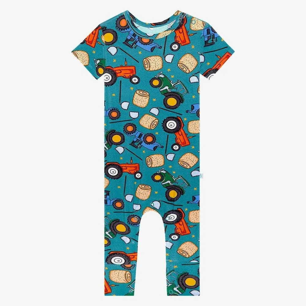 Posh Peanut Roberts Short Sleeve Romper