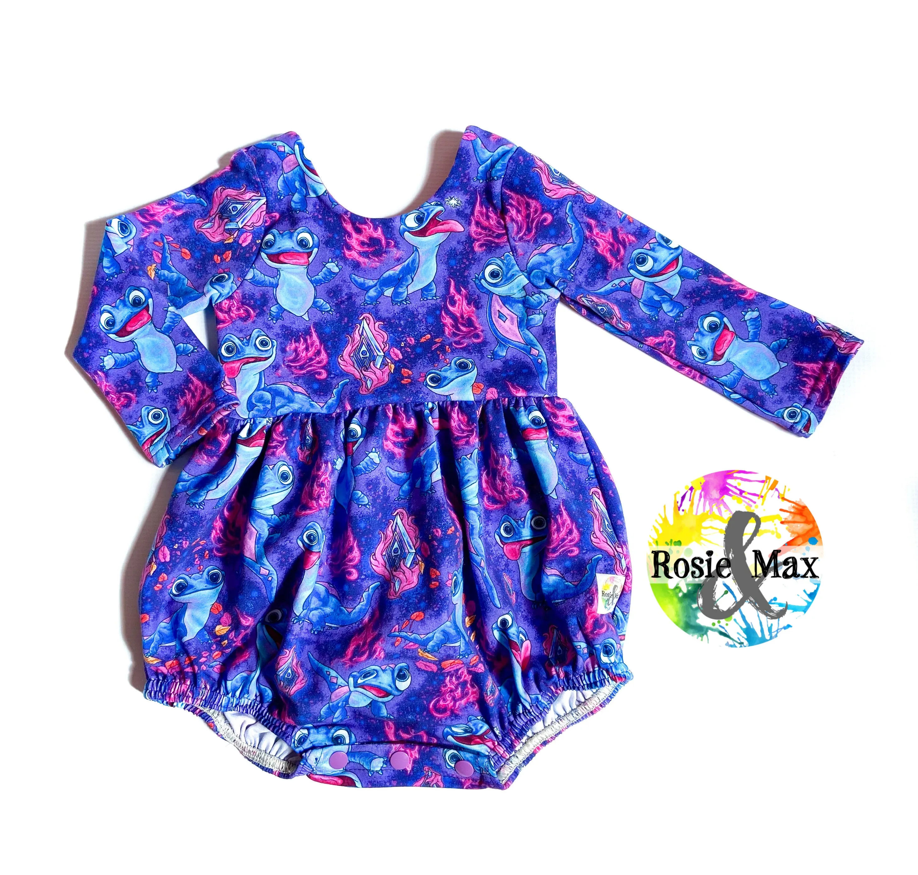 PREORDER - Seasonal Prints - Summer Sunflowers - Bubble Romper