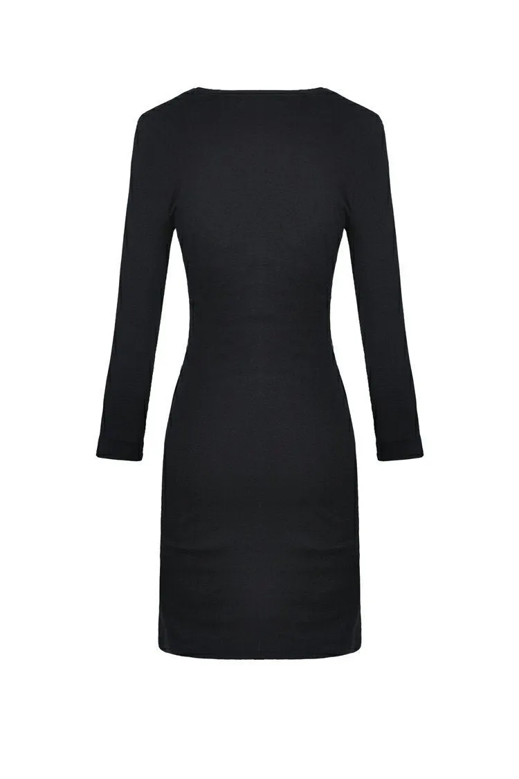 Punk bandage waist tight dress DW359