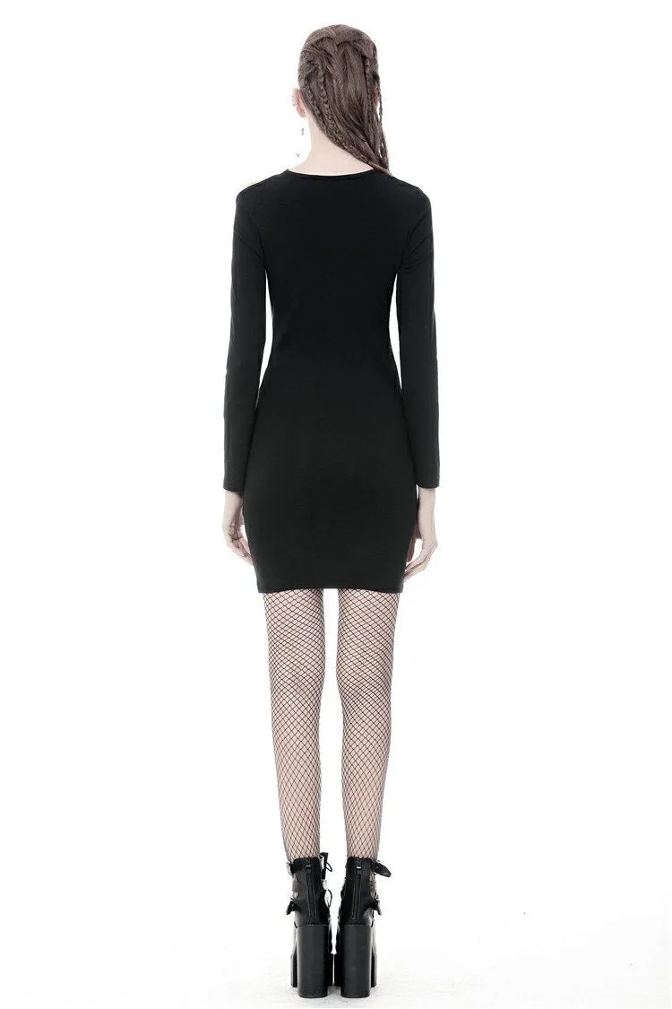 Punk bandage waist tight dress DW359