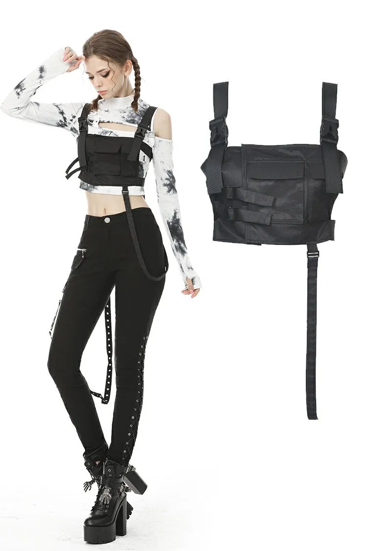 Punk enginery tactics street vest CW030