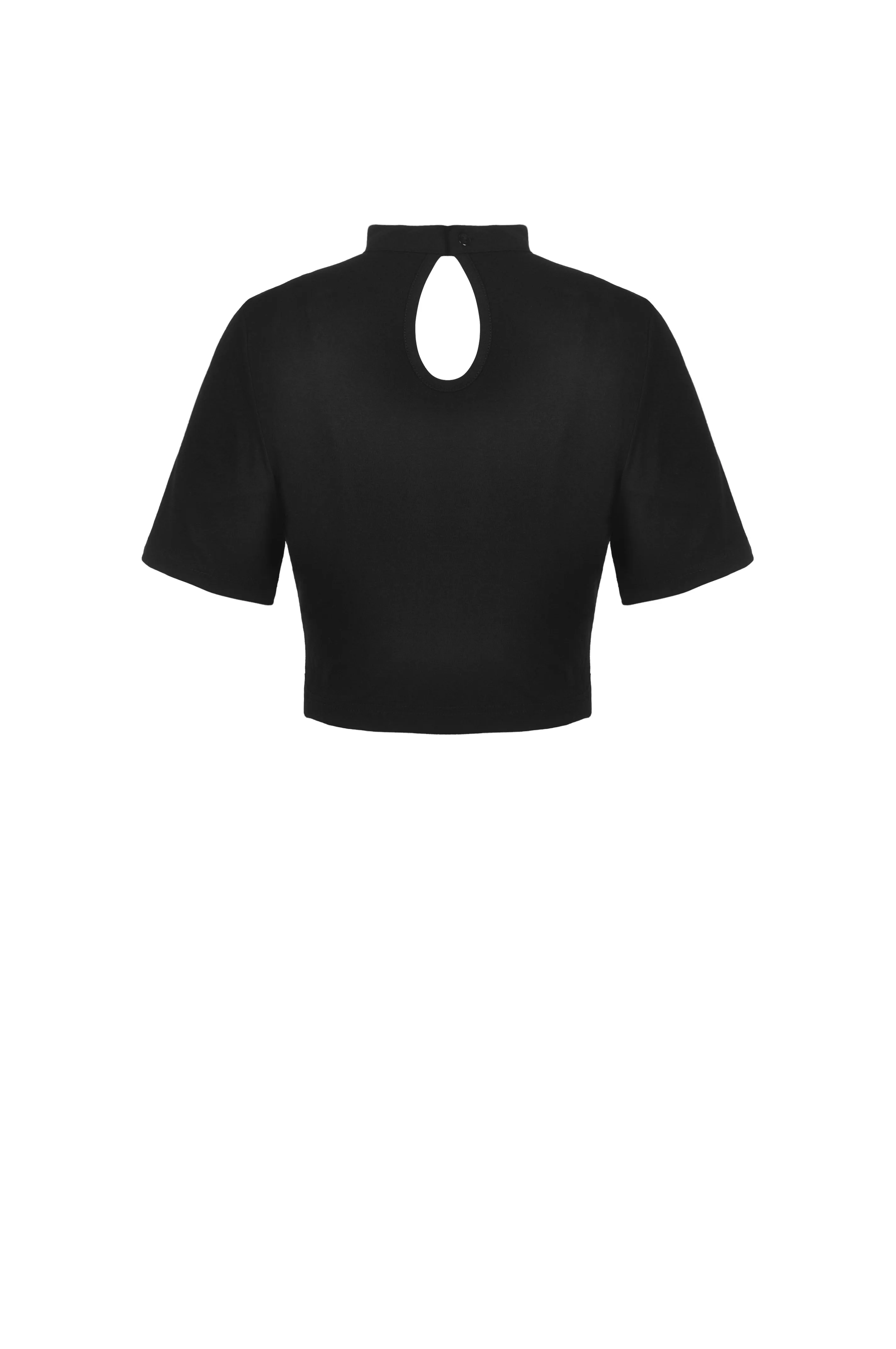 Punk hollow out chain chest top TW331