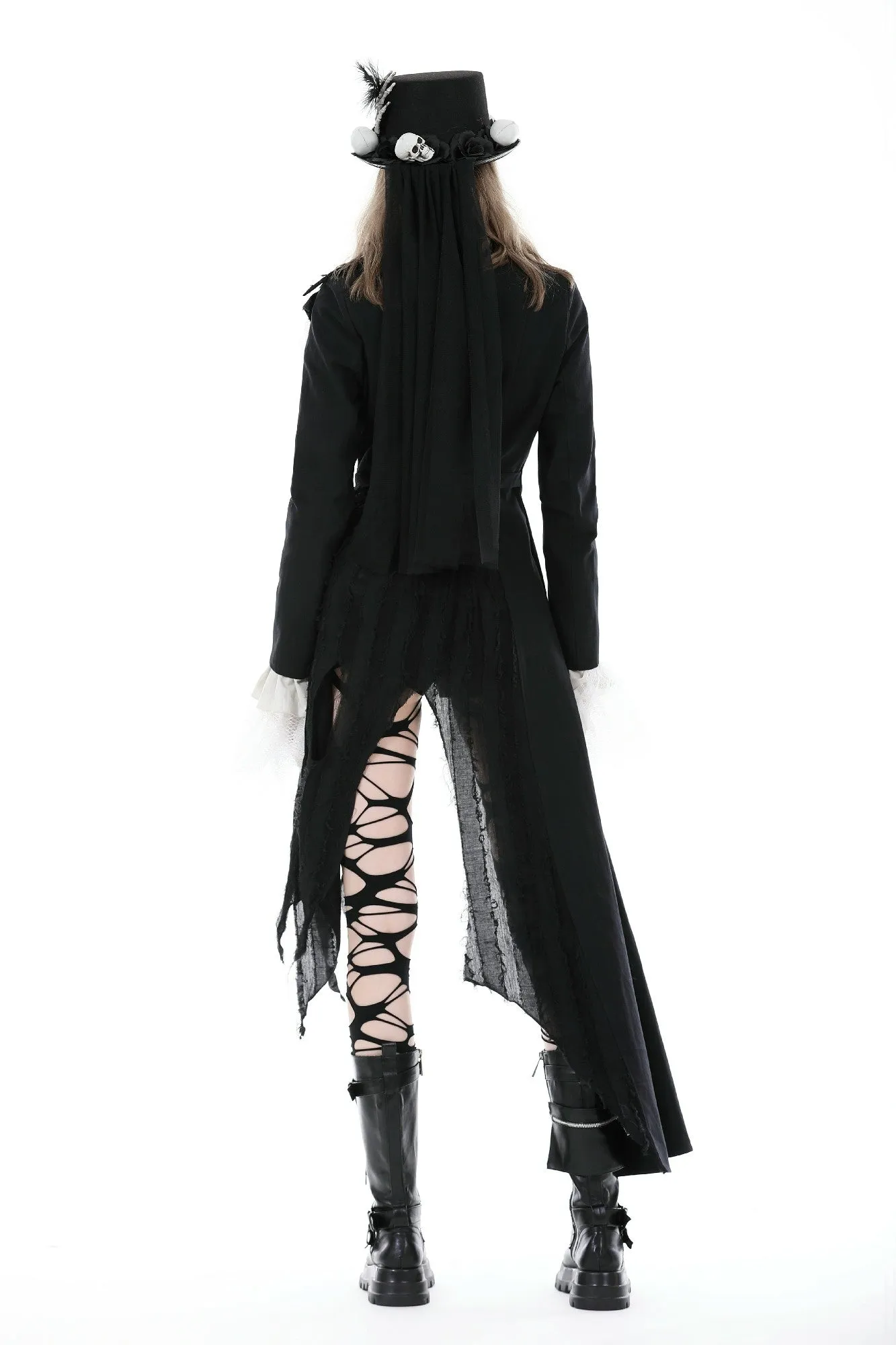 Punk irregular long coat JW252