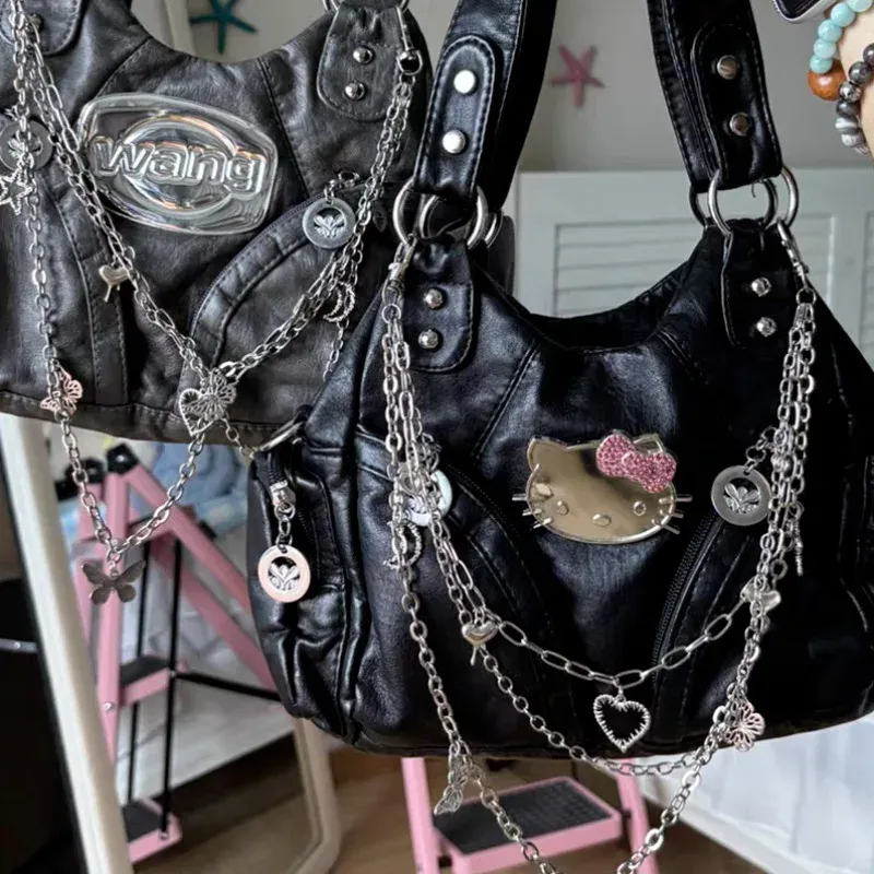Punk Kitty Crossbody Bag