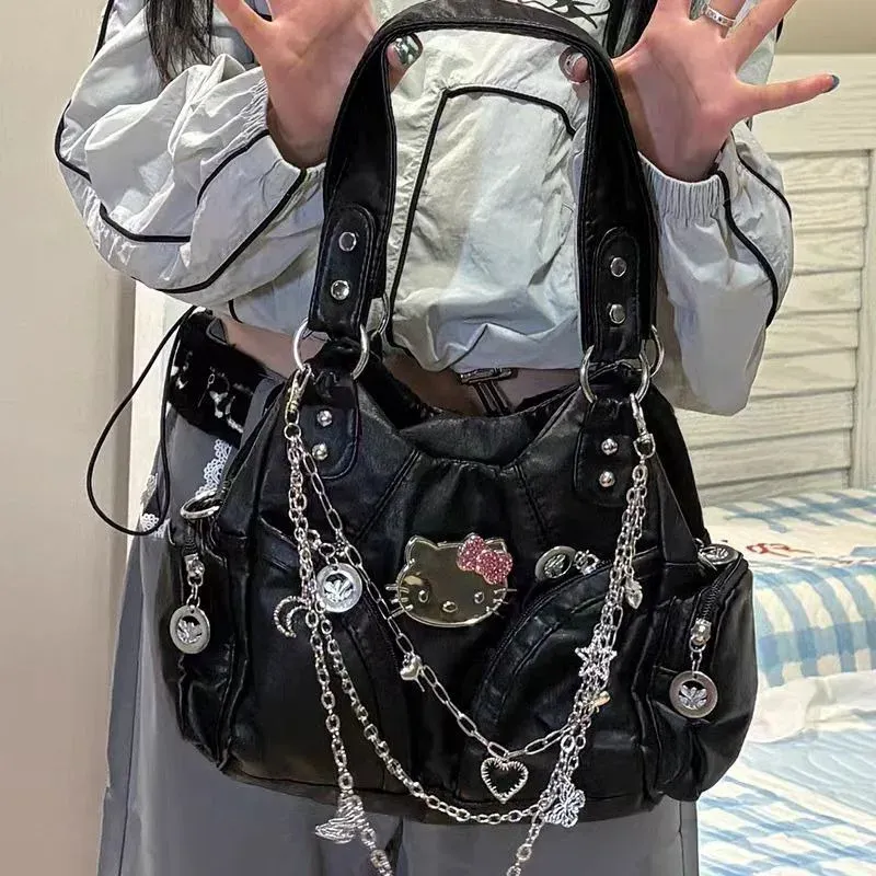Punk Kitty Crossbody Bag