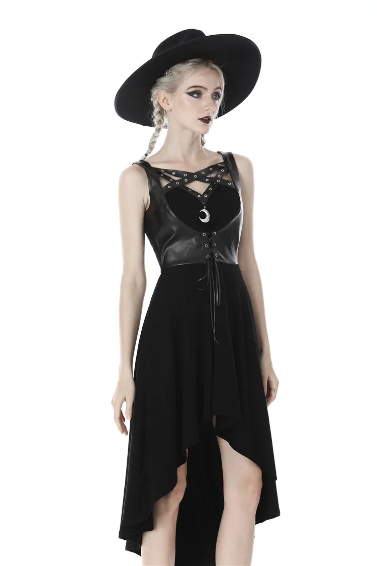Punk moon fishtail dress DW401