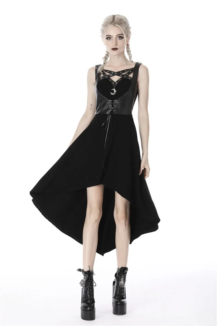 Punk moon fishtail dress DW401