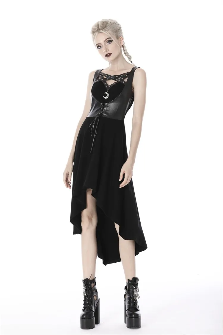 Punk moon fishtail dress DW401
