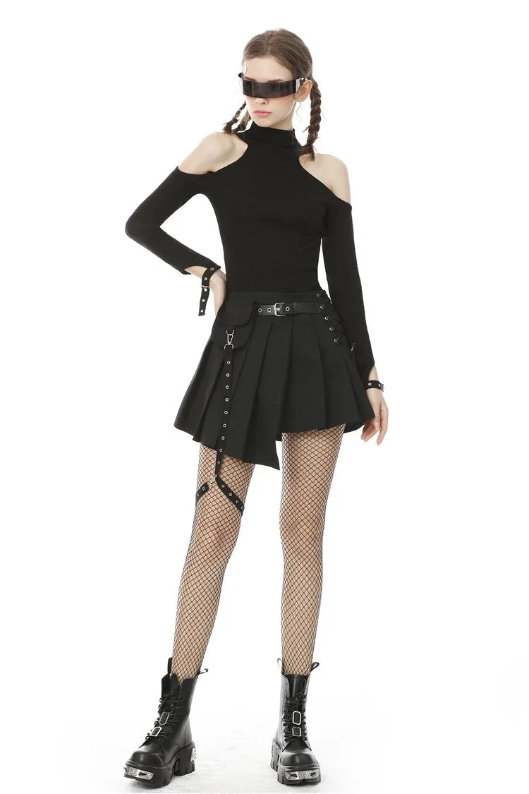 Punk off shoulder sexy daily top TW317