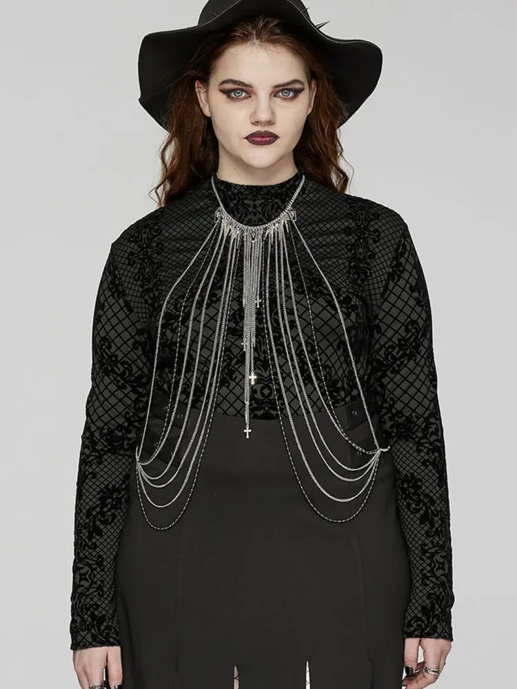 Punk Tassel Chest Chain