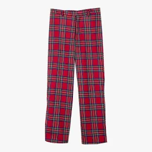 Red Plaid British Punk Aesthetic Pants
