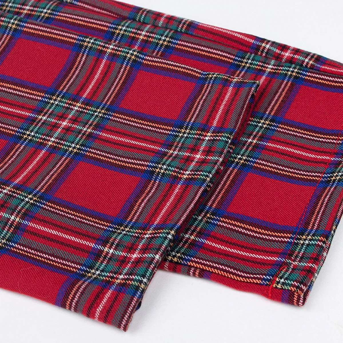 Red Plaid British Punk Aesthetic Pants