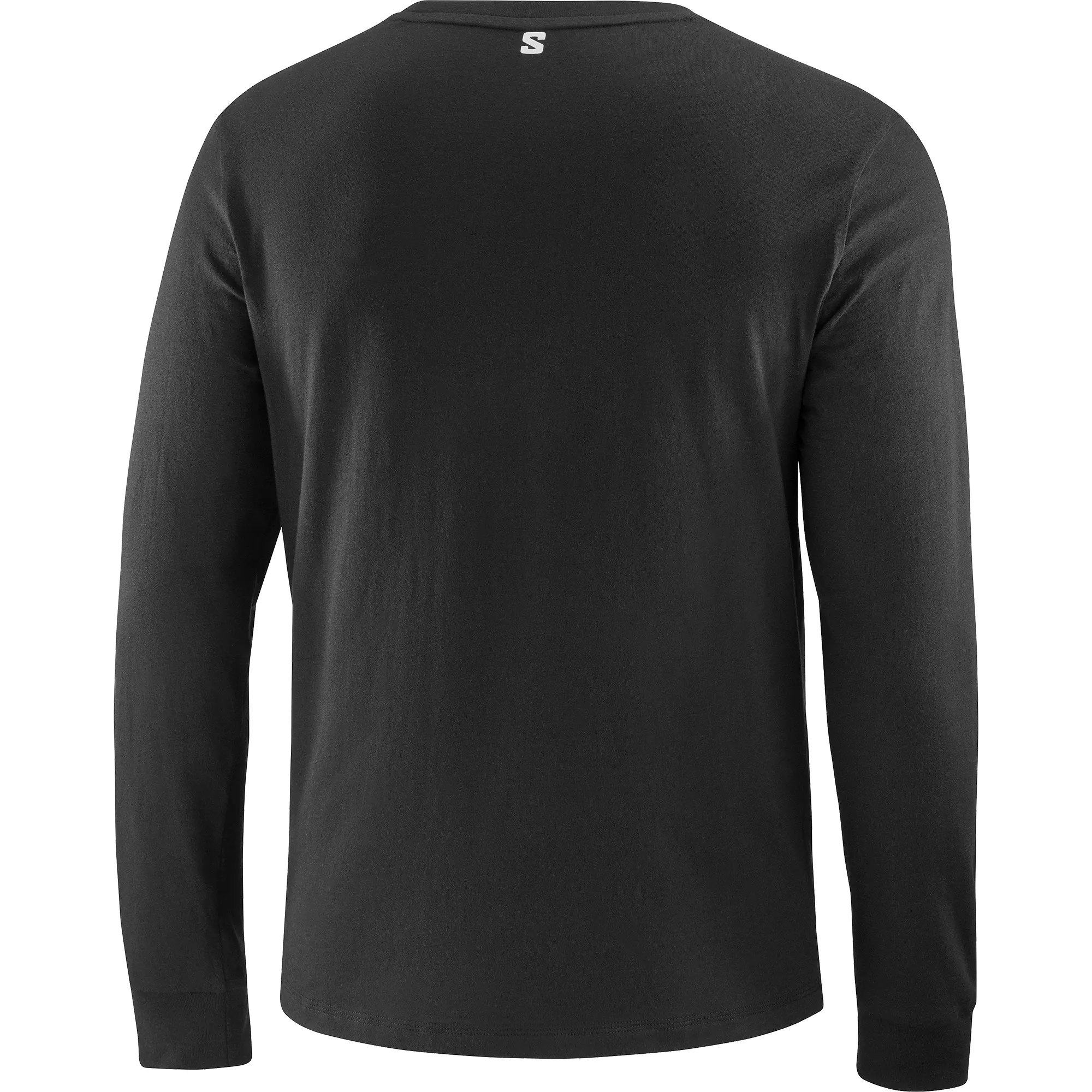 Salomon Men&#x27;s Salomon Logo Performance Sweater Deep Black | Buy Salomon Men&#x27;s Salomon Logo Performance Sweater Deep Black here | Outnorth