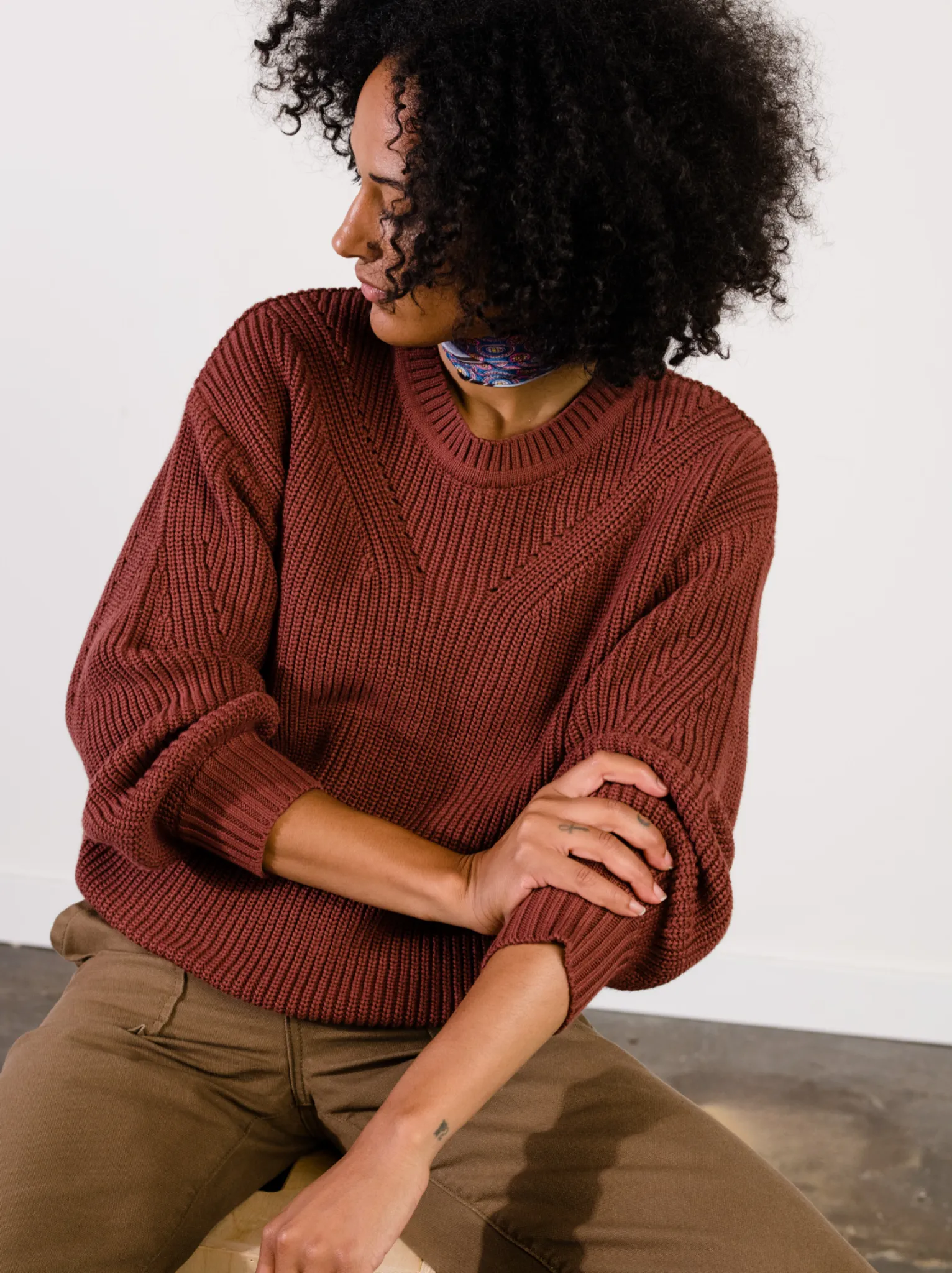 Sarah Billow Sleeve Sweater
