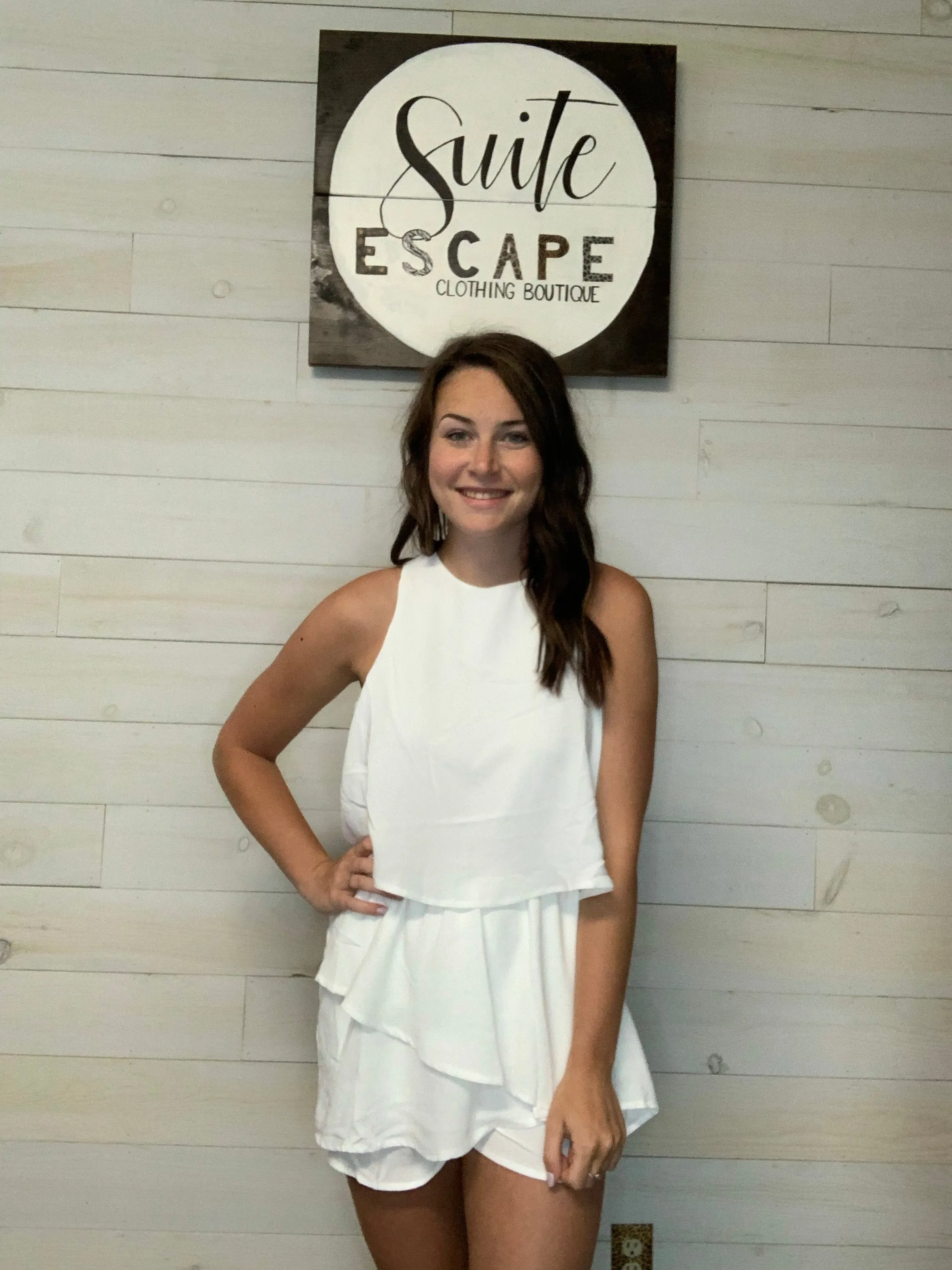 Sleeveless Layered Romper