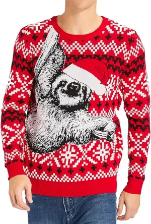 Sloth Ugly Christmast Sweater, Idea Gift for Xmas, Sloth Ugly Sweater 3D Shirt