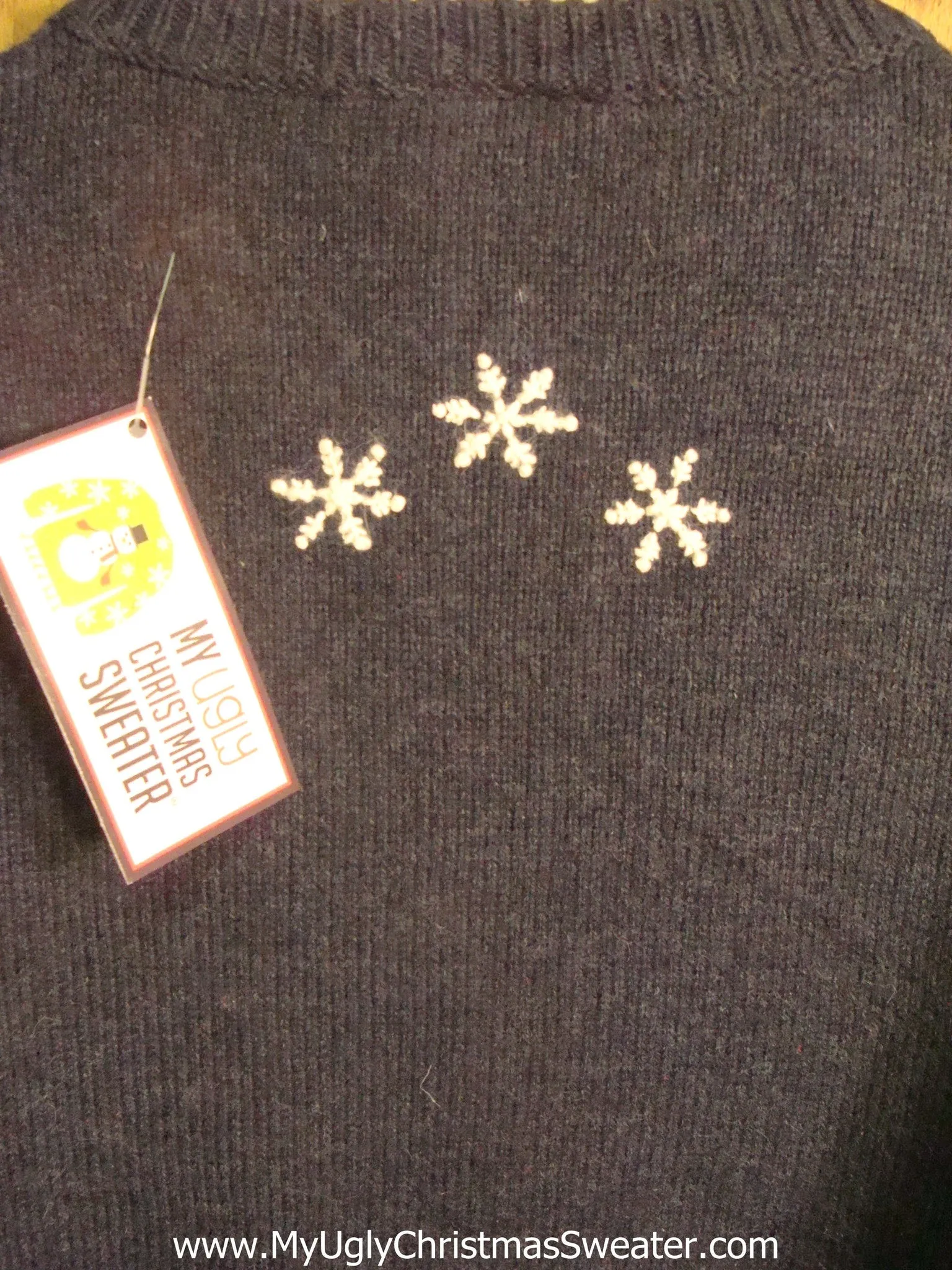 Snowmen Playing Outside Cheesy Christmas Sweater