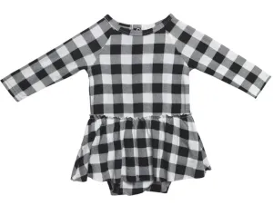 SPEARMINT LOVE SKIRTED BODYSUIT (SZ 0-3M)