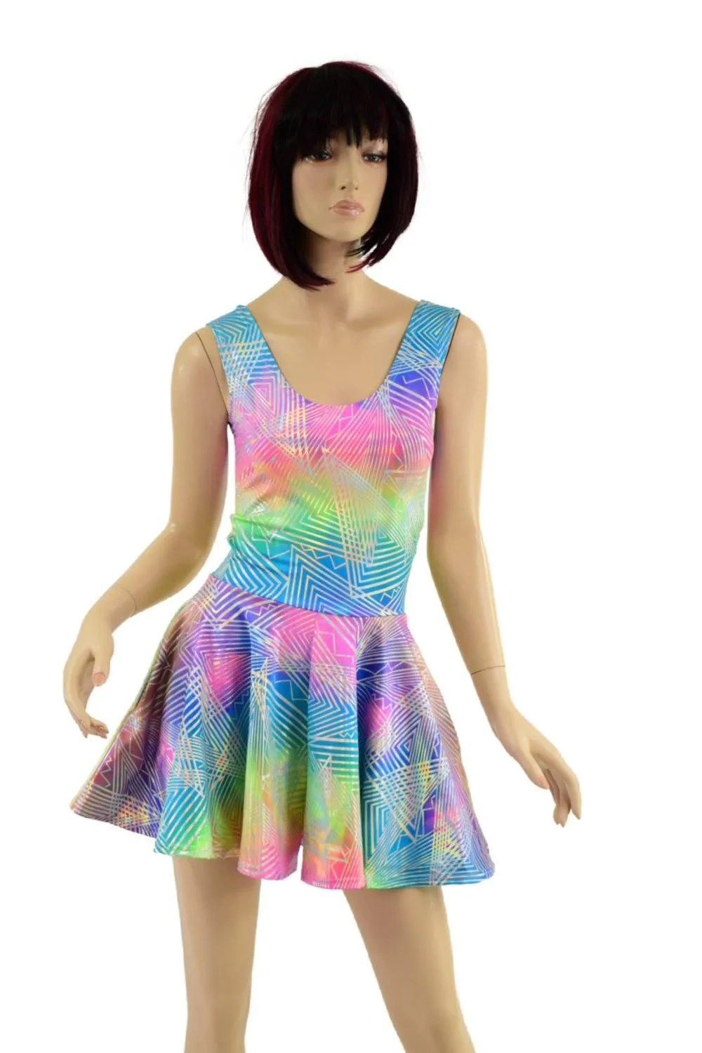 Spectrum Holographic Fit and Flare Pocket Romper
