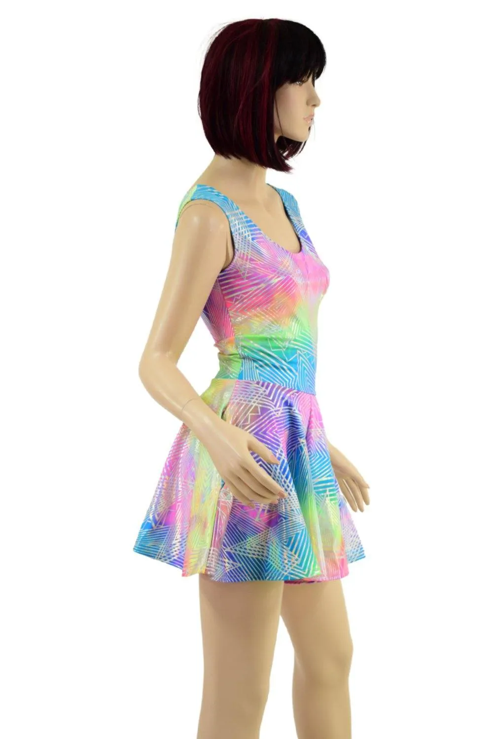Spectrum Holographic Fit and Flare Pocket Romper