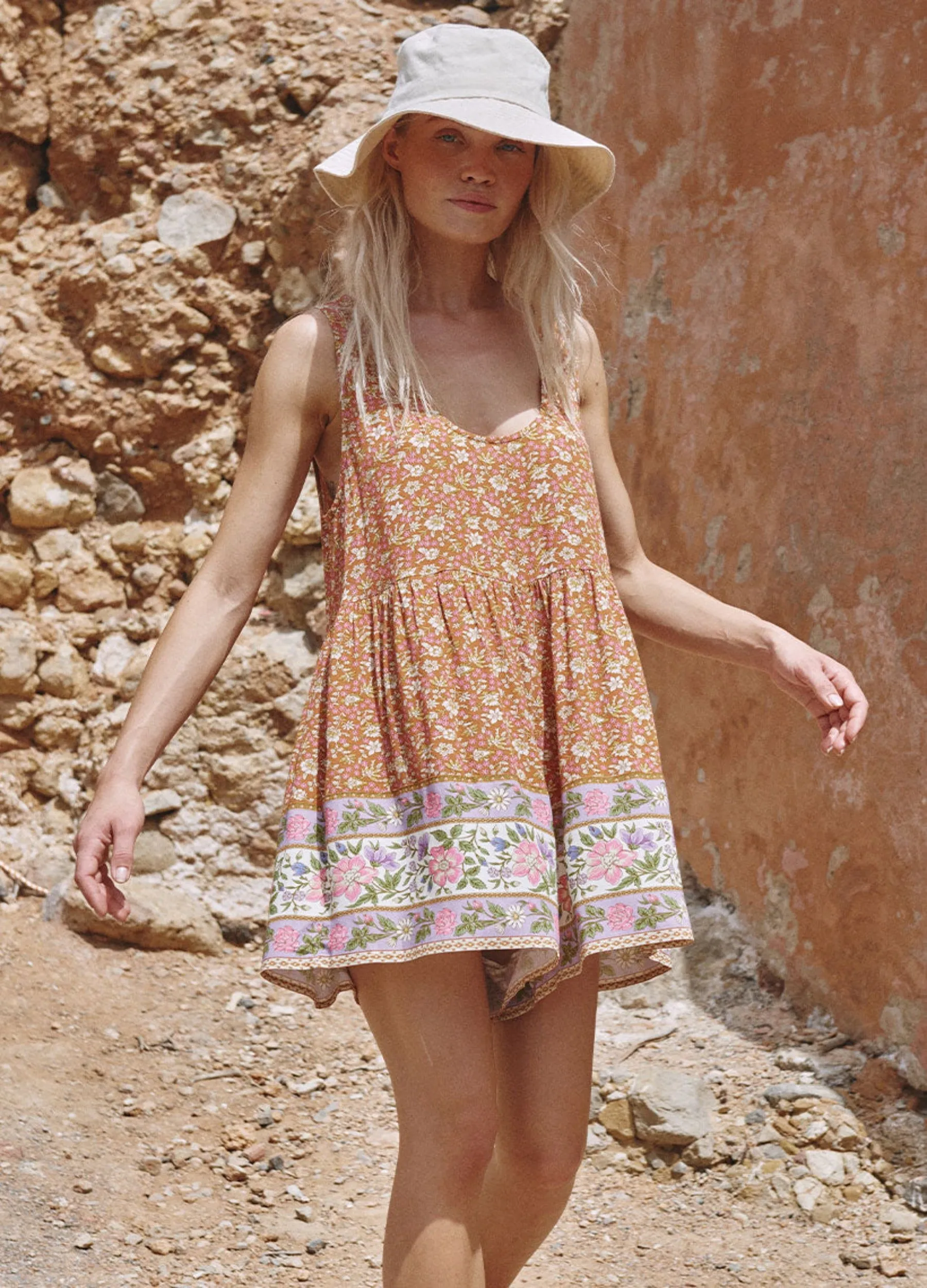 Spell - Sienna Romper - Clay