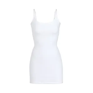 TERRY SLIP DRESS | MARBLE