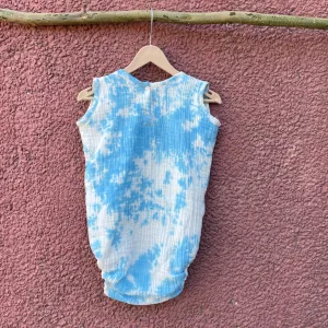 Tie-Dye  Penguin Romper