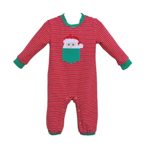 Trotter Street Kids Santa Pocket Romper TSK-01269 5108